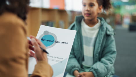 remedial education for a child
