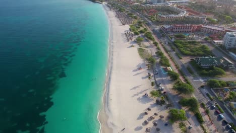 ariel-footage-of-beautiful-Miami-beach-holiday-destination