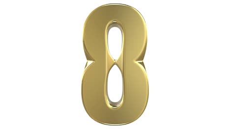 transformación de la cifra "0" en la cifra "8" y viceversa