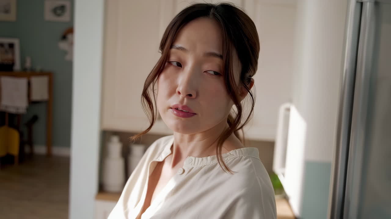 부에 있는 여자