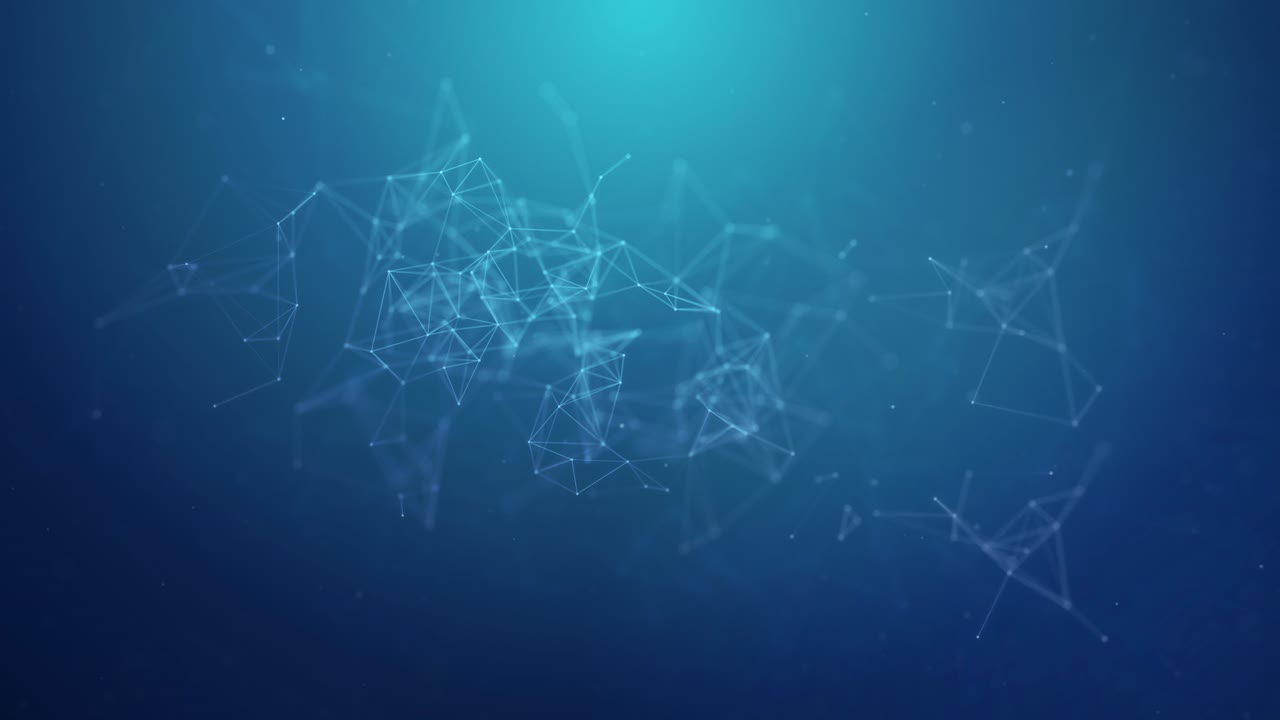 Abstract plexus geometrical shapes connection and web concept digital communication and technology