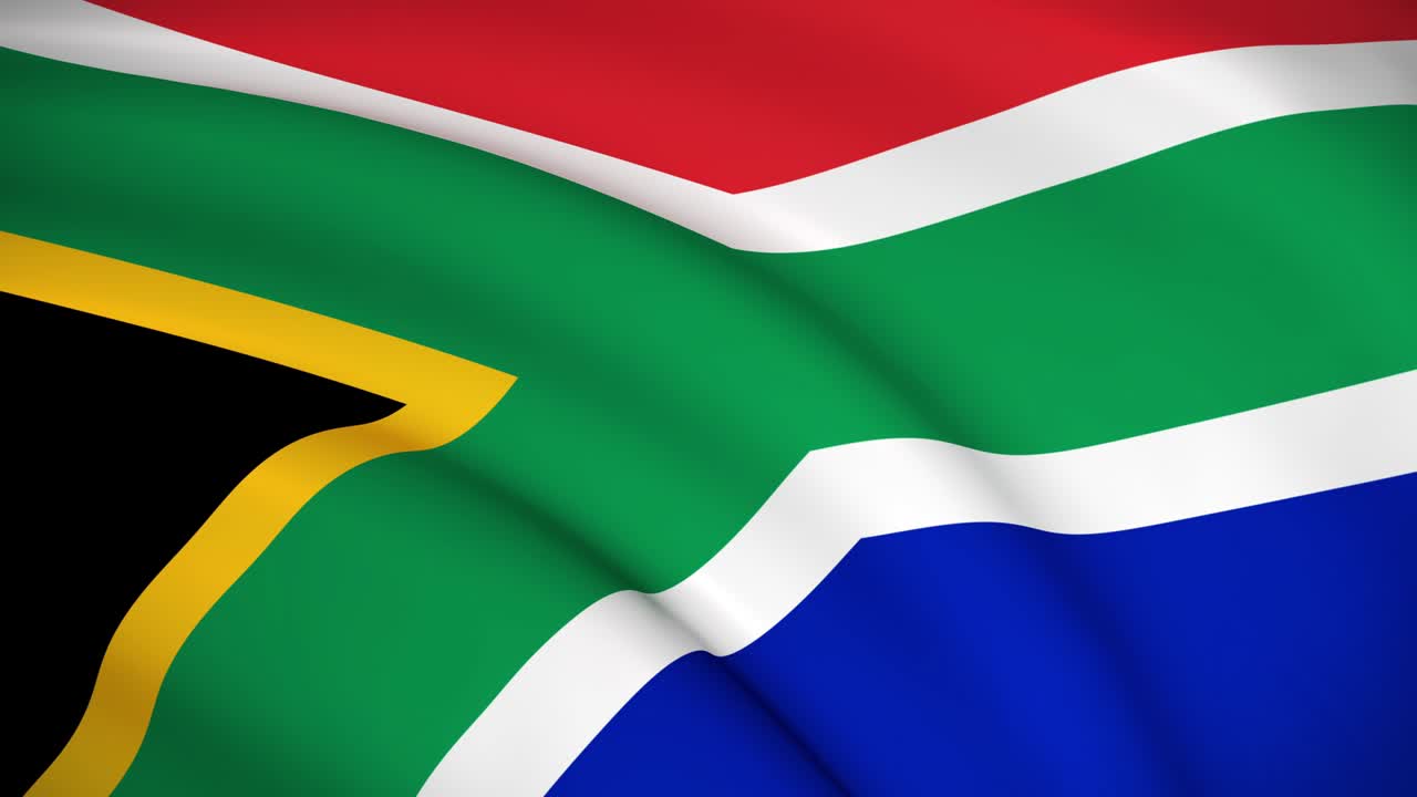 The national flag of South Africa