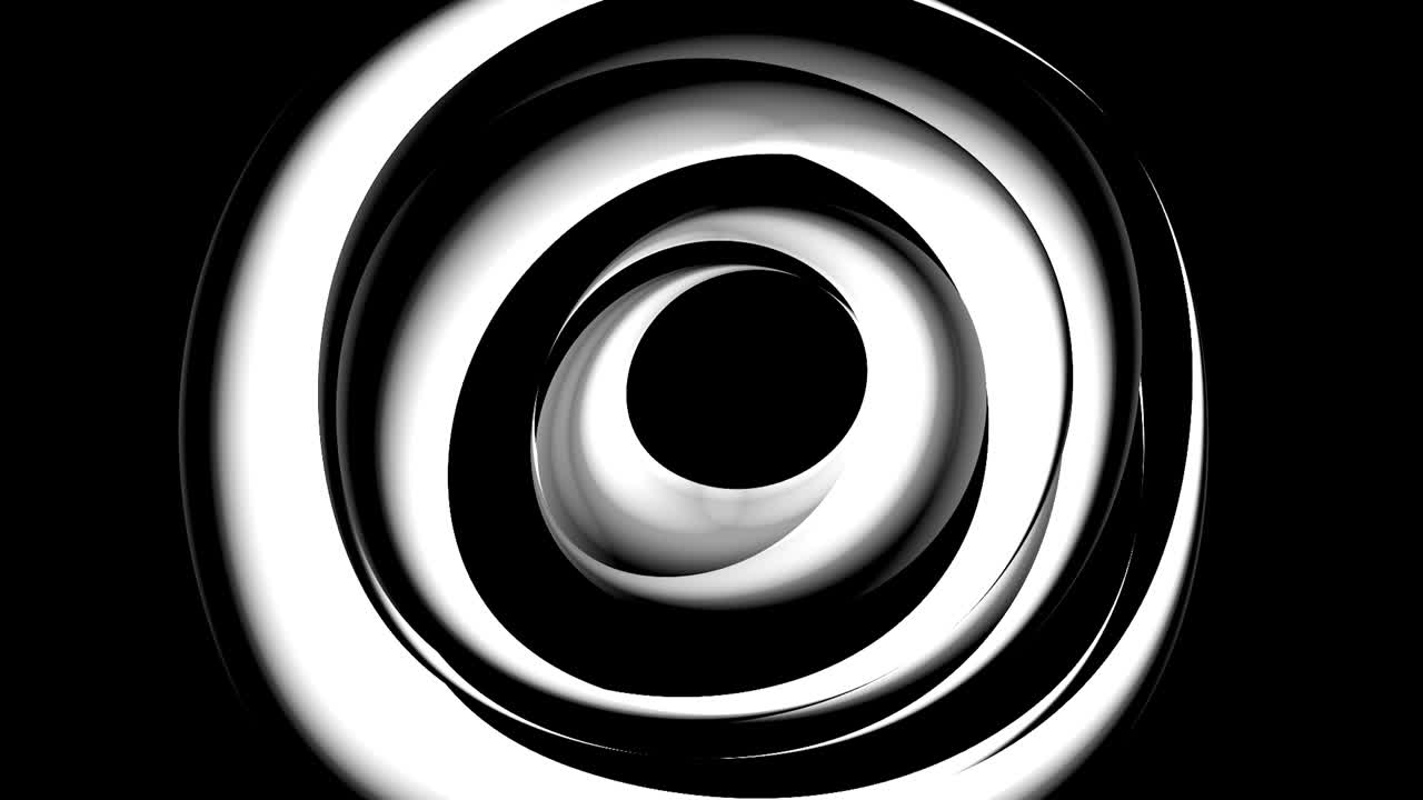 patrón circular abstracto en blanco y negro