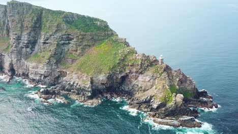 aerial shot of the cape of good hope and cape point where indian and atlantic oceans meet at the southern tip of south africa 1