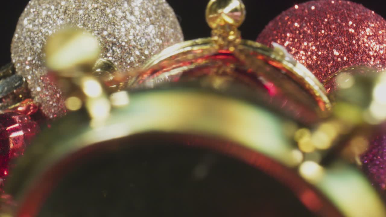 Christmas tree toys  macro video