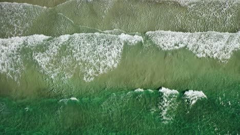 abstract wave sea beach on top view.