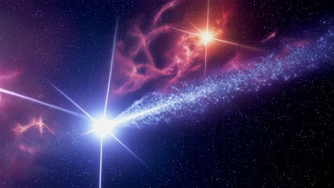 cosmic nebula and star formation