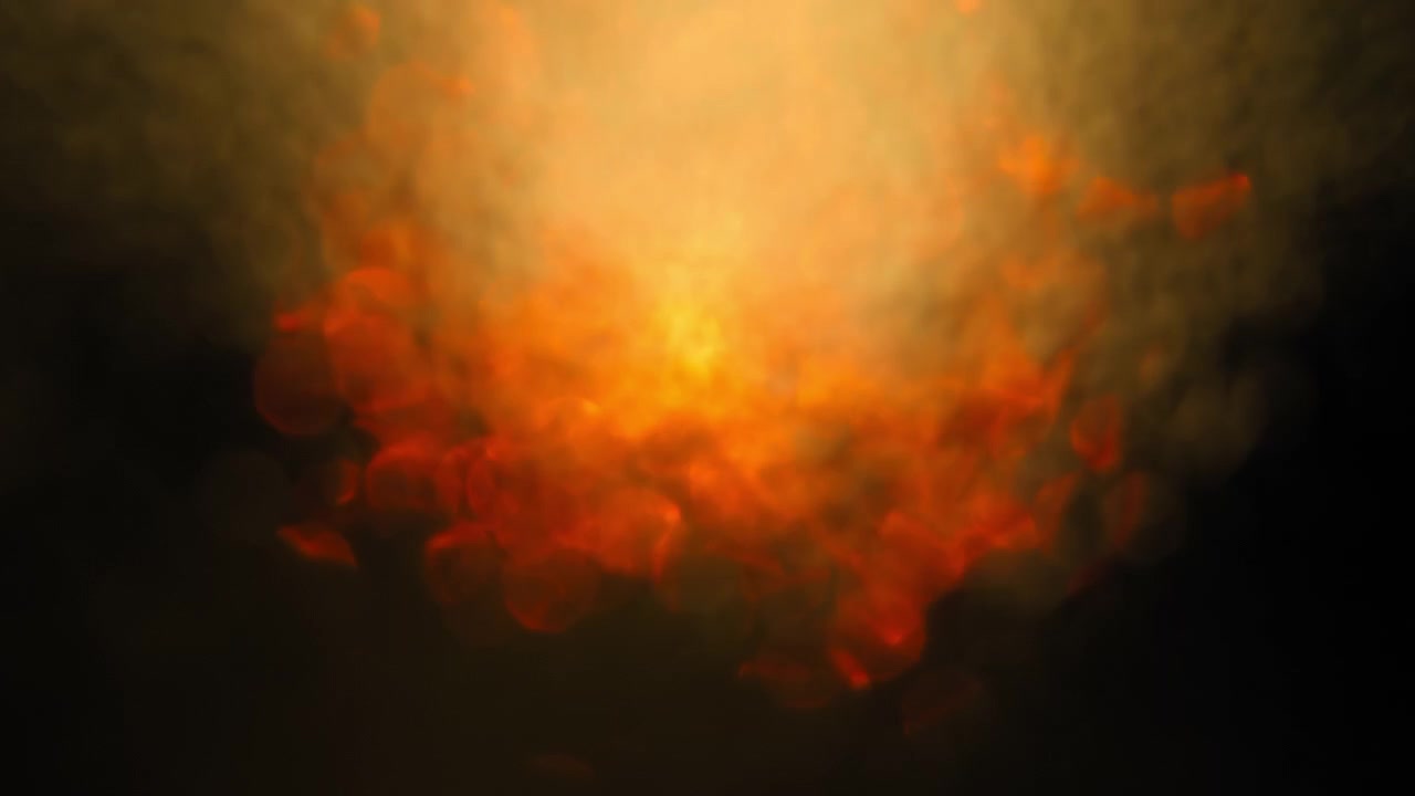 Red and orange bokeh sunrise light abstract background