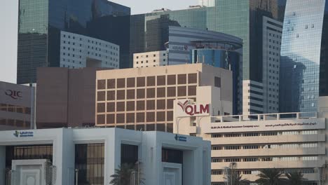 modern cityscape of doha, qatar