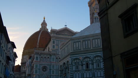 santa maria del fiore cathedral, in the morning, florence, italy