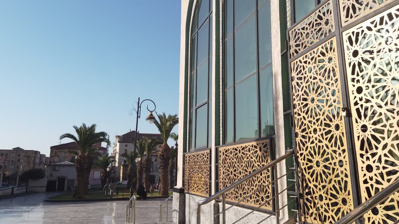Al-Kawthar Mosque from outside in algeria , wilaya de Blida  .