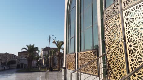 al-kawthar mosque from outside in algeria , wilaya de blida  .