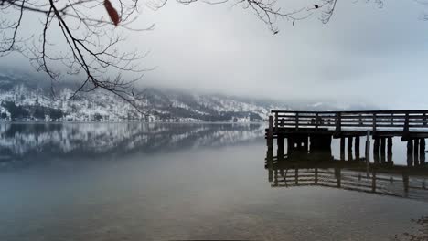 hermoso día de invierno en bohinj y el parque nacional triglav