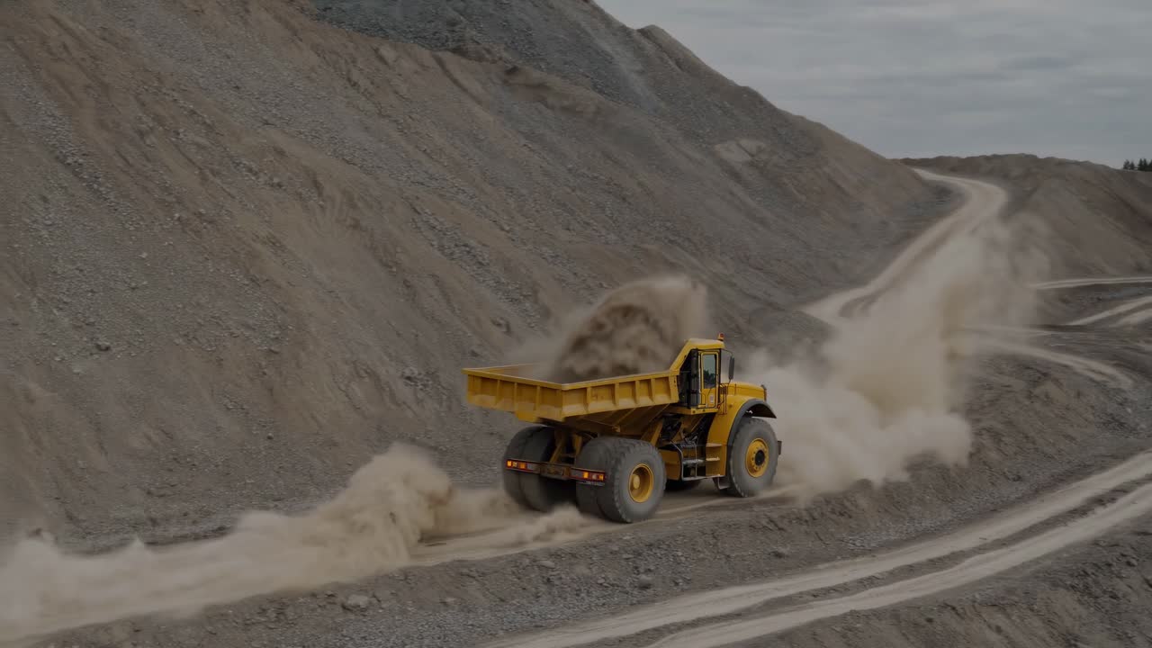 Mining Truck in Quarry