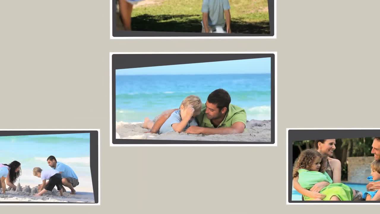 어른 들 이 자녀 들 과 대화 하고 재미 를 즐기는 장면