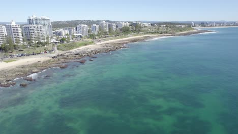 Mooloolaba-Beach---Joya-Costera-Prístina-En-La-Región-De-La-Costa-Del-Sol-De-Queensland-En-Australia