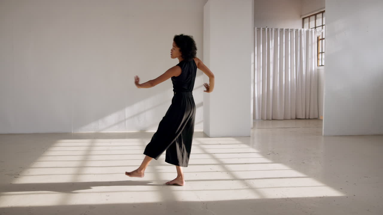 Dance, performance and a woman in a creative art