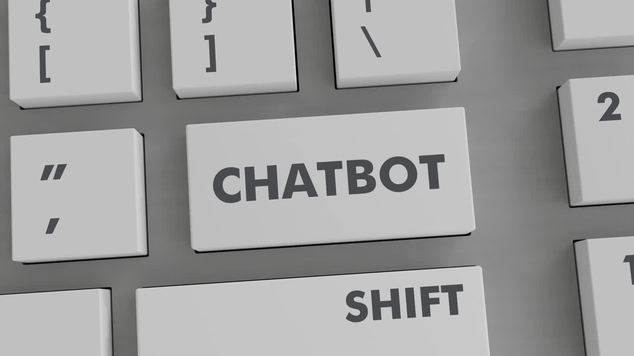 CHATBOT BUTTON PRESSING ON KEYBOARD