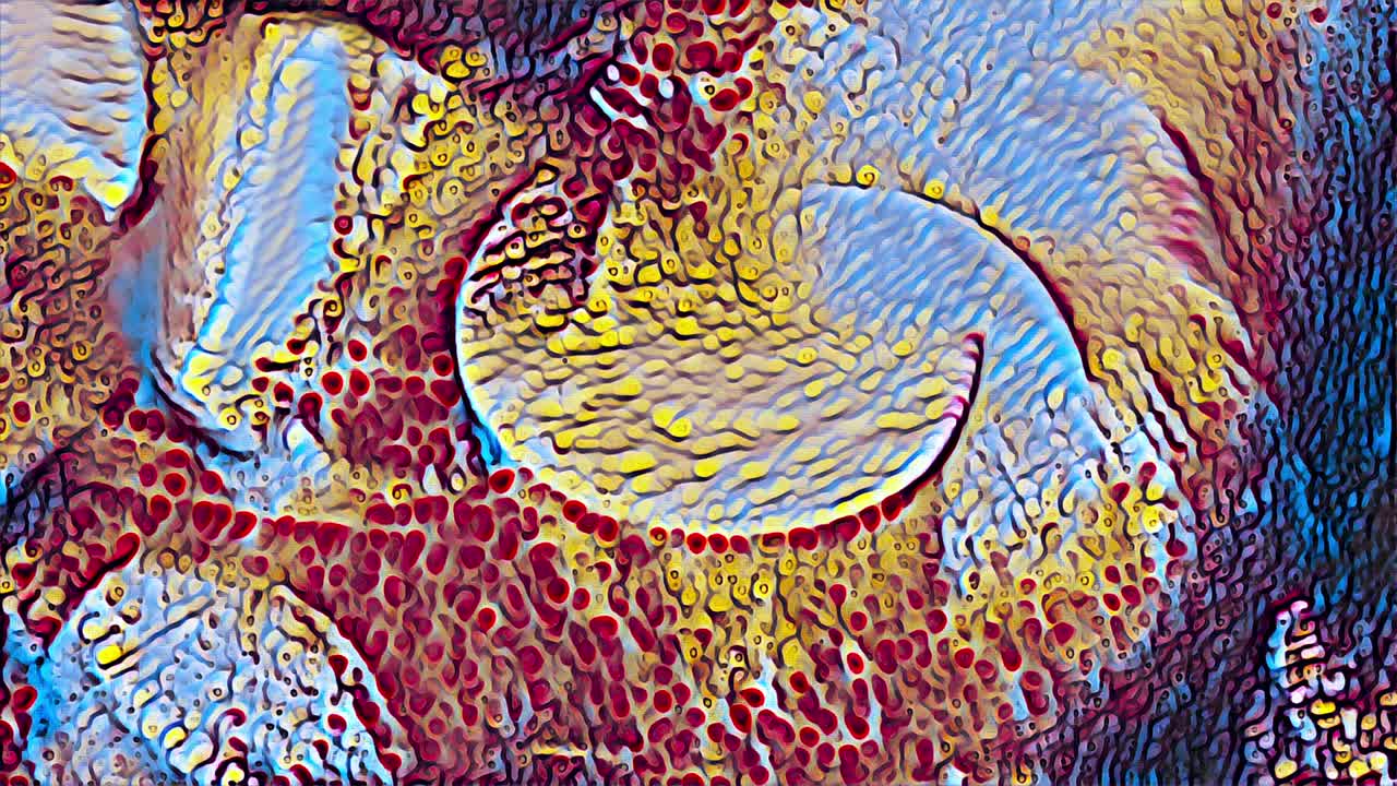 추상적인 박이는 다채로운 iridescent 배경