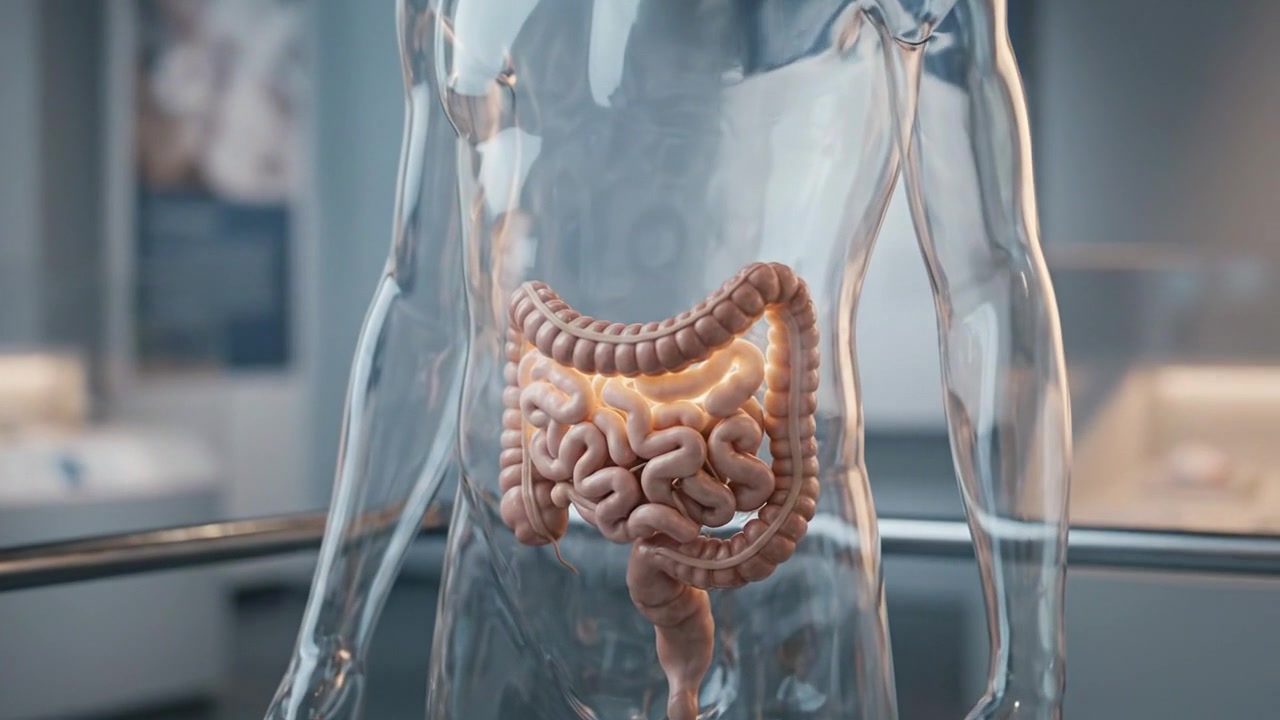3D Medical Animation of Human Digestive System Anatomy