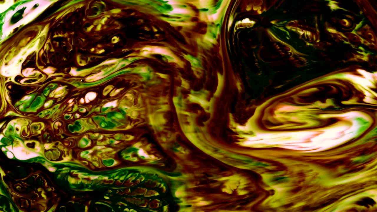 abstracto comida colorida tinta de pintura explota el caos se extiende en el agua