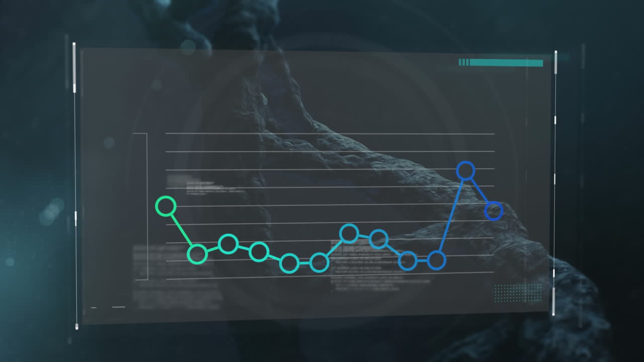 doble hélice de dna y gráfico