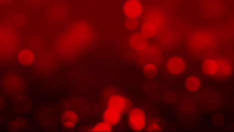 red defocused moving particles