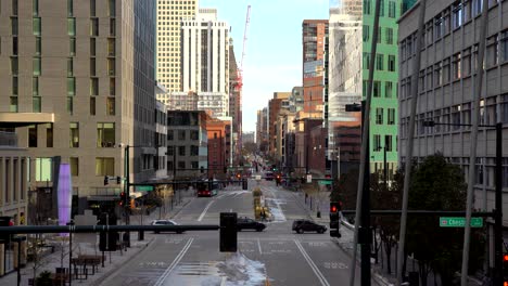 street view from the downtown of denver, colorado