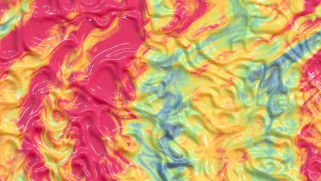 pinturas abstractas en remolino.