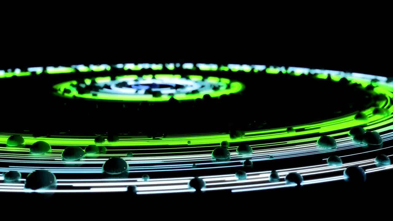 도에 있는 추상적인 빛의 흔적.