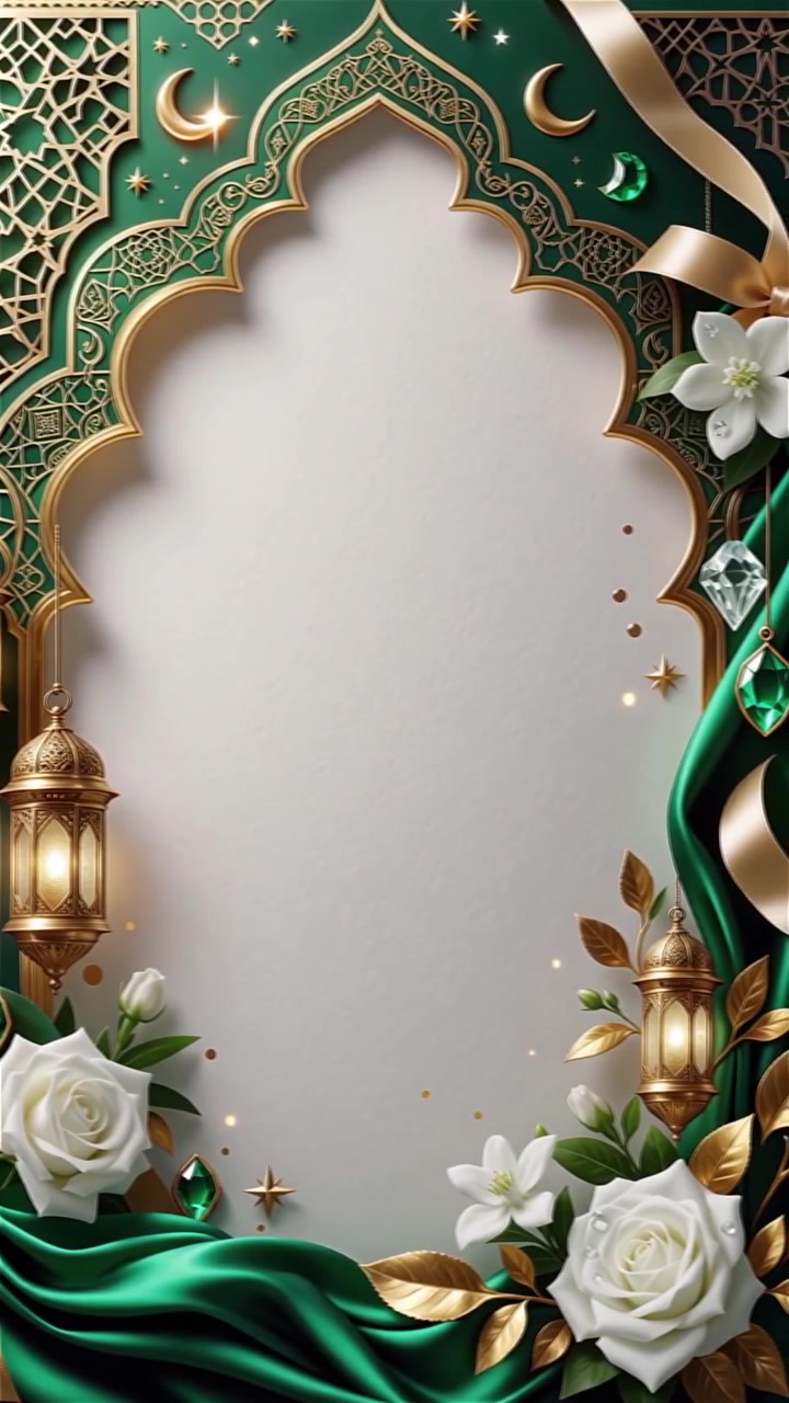Compleanno del Profeta Maometto Mawlid al-Nabi Sfondo Islamico