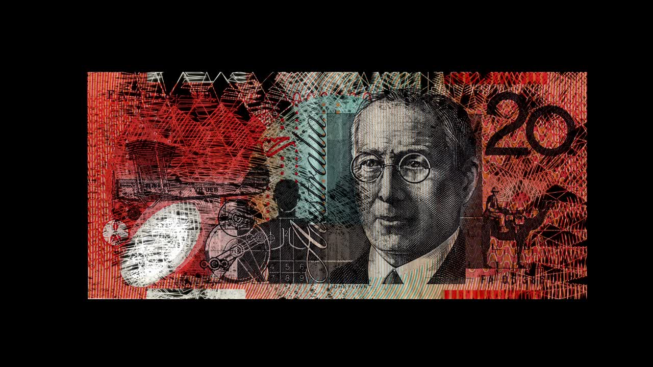 오스트레일리아 달러, 통화, 돈, 지폐, 루프