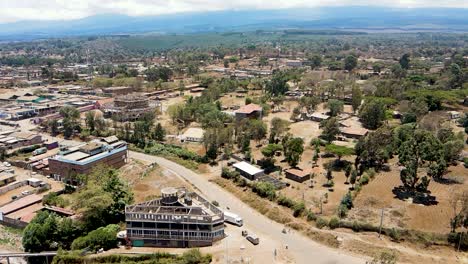 Ländliche-Dorfstadt-In-Kenia