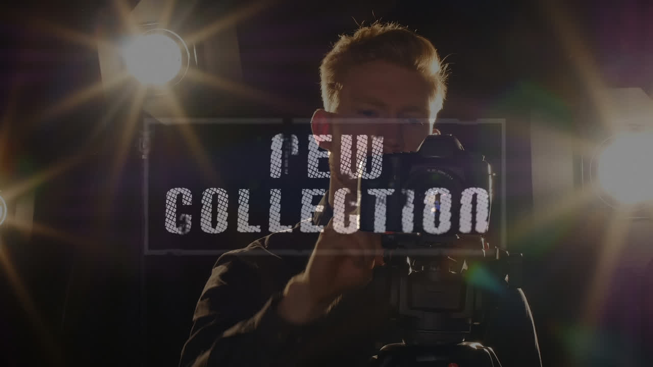 animación de la nueva temporada texto sobre fotógrafo en el estudio