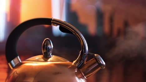 copper tea kettle