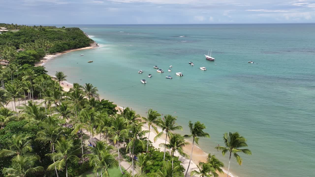 la playa de espelho en trancoso bahía, brasil