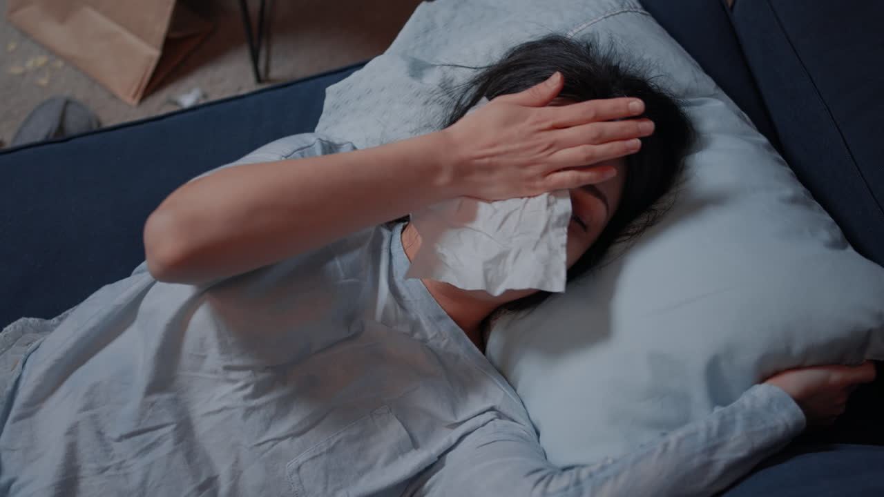 Frustrated sad alone woman suffering from big depression