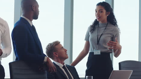 corporate people and communication of idea