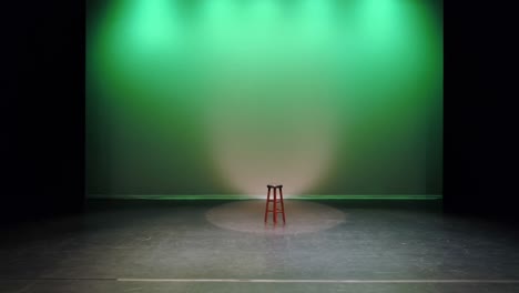 empty stool kept on the stage 4k