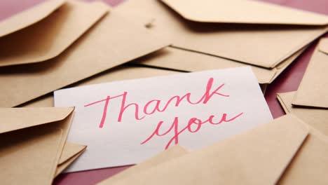 thank you cards and envelopes