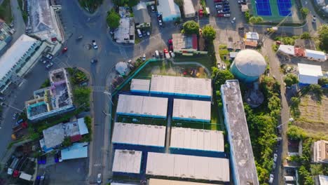 overhead view of cruz bay, st