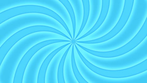las líneas radiales de curva azul claro giran sobre un fondo azul de superficie áspera.