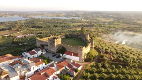 das schlossdorf terena alentejo, portugal