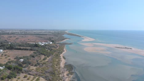 Aerial-view-of-beautiful-bay