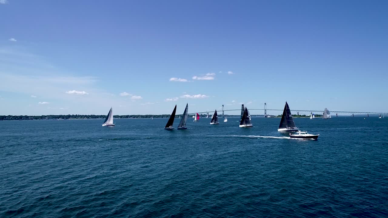 2019년 7월 뉴포트 로드 아일랜드의 뉴욕 요트 클럽12미터 레가타