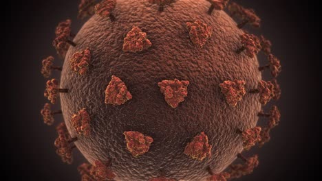 animation of covid -19 coronavirus concept background loop