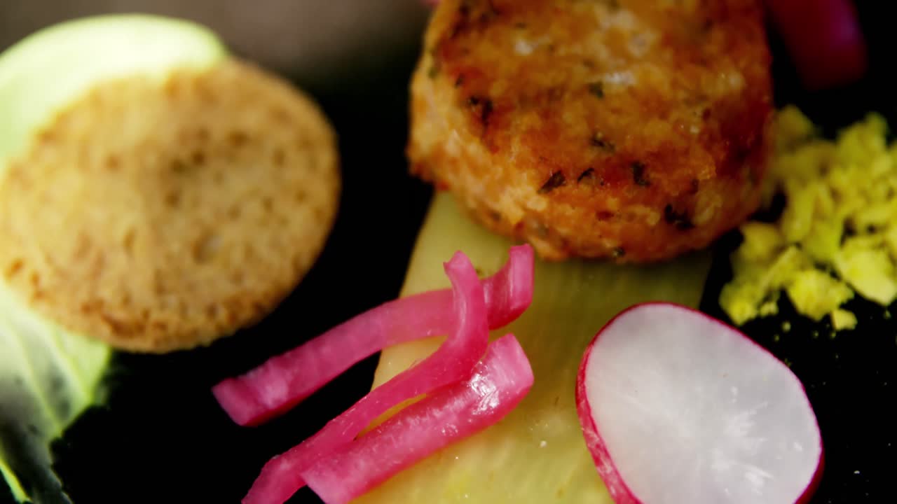 primer plano de una comida deliciosa