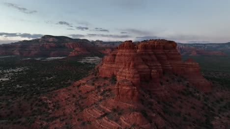 aerial panorama of red rock state park in sedona, arizona