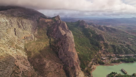 mountains, hills, agriculture and roads, typically andalusian landscape