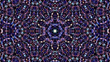 jasne abstrakcyjne światło rządzące pełnym kolorem, kaleidoskop